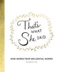 That's What She Said