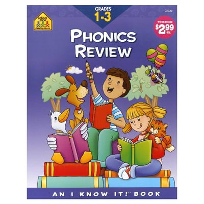 School Zone Phonics Review Grades 1-3